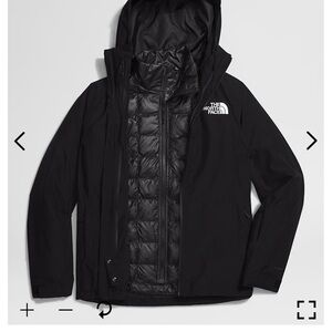 The North Face Black tri climate 3 in 1 jacket